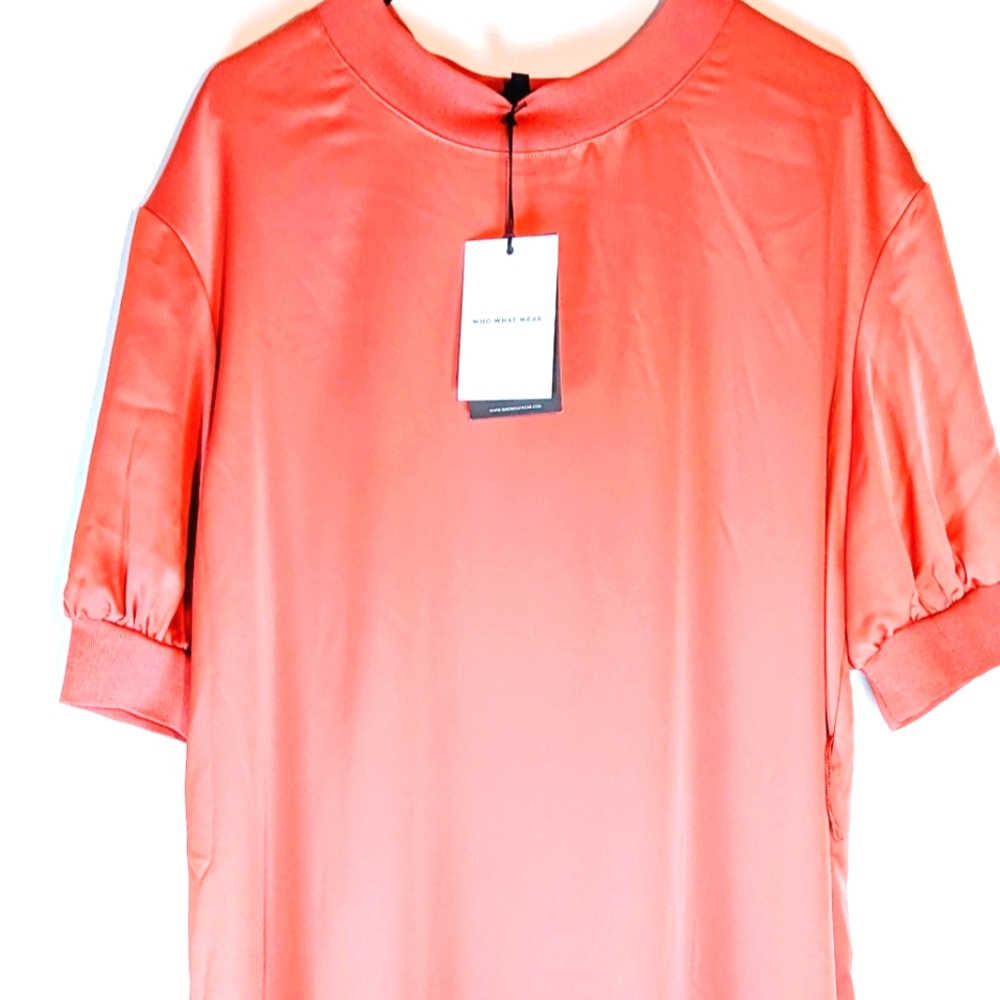 NWT WHO WHAT WEAR LOUNGE TEE DRESS SIZE XXL